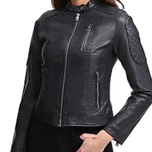 Levi's® Women's Faux Leather Moto Jacket size L